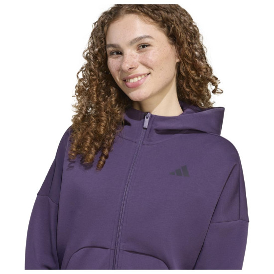 Adidas Γυναικεία ζακέτα Future Icons Small Logo Full-Zip Hoodie Adidas Γυναικεία ζακέτα Future Icons Small Logo Full-Zip Hoodie